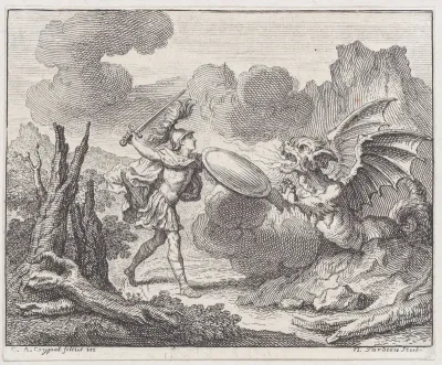 Book 4, Fable 13: the Treasure (Le Trésor), from "Fables Nouvelles"