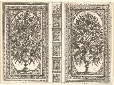 Book Cover (Two Flower Vases)