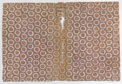 Book cover with overall circular pattern