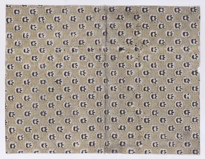 Book cover with overall dot and abstract pattern
