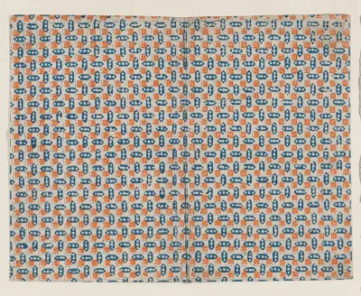 Book cover with overall geometric pattern