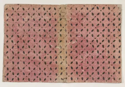 Book cover with overall pattern of ovals and circles