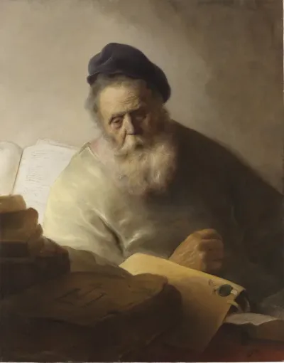 Bookkeeper at His Desk