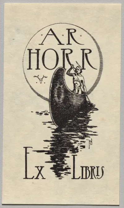 Bookplate: A. R. Horr
