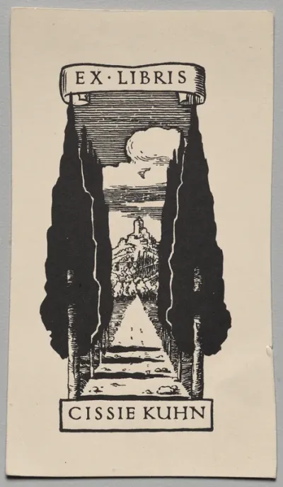 Bookplate: Cissie Kuhn