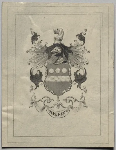 Bookplate: Devereux