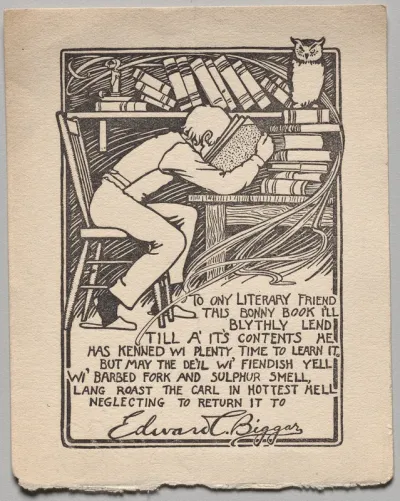 Bookplate: Edward C. Biggar