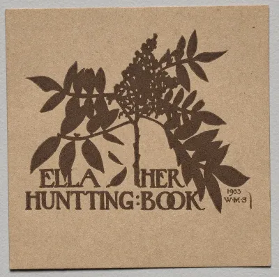 Bookplate: Ella Huntting
