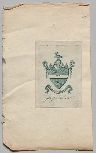 Bookplate: George Jackson