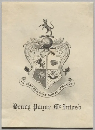 Bookplate: Henry Payne McIntosh