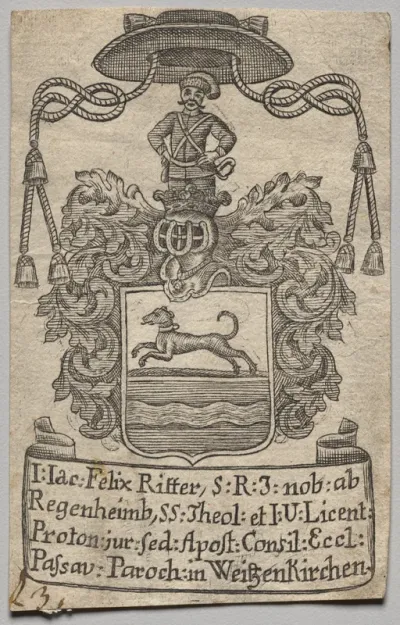 Bookplate: Isaac Felix Ritter