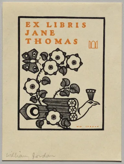 Bookplate: Jane Thomas