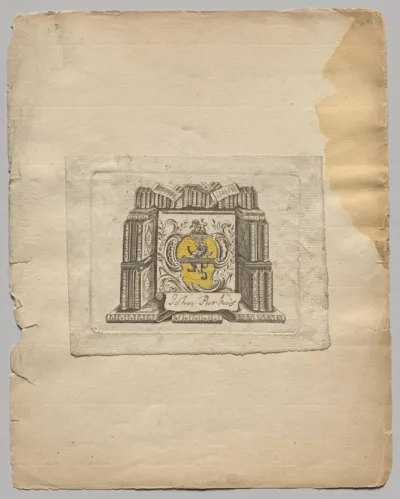 Bookplate: John Purvis