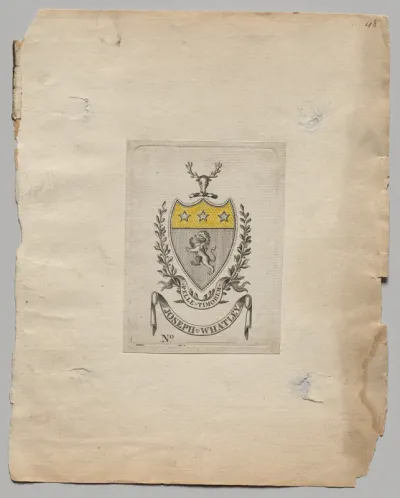 Bookplate: Joseph Whatley
