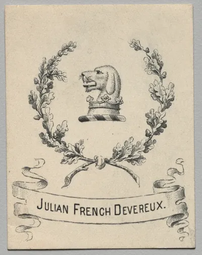 Bookplate: Julian French Devereux