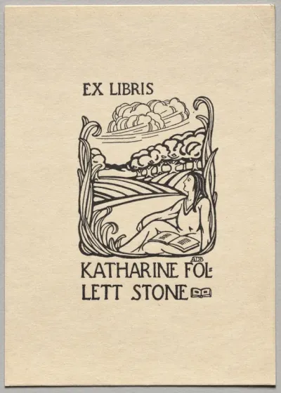 Bookplate: Katharine Follett Stone