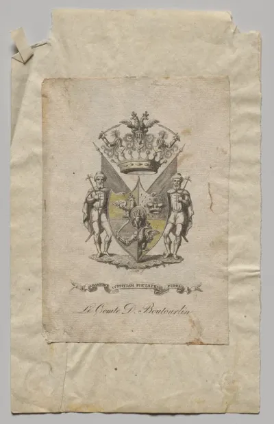 Bookplate: Le Compte de Boutourlin