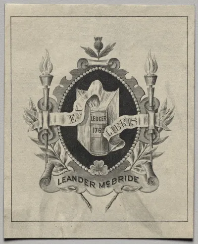Bookplate: Leander McBride