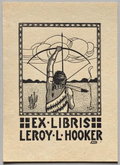 Bookplate: LeRoy L. Hooker