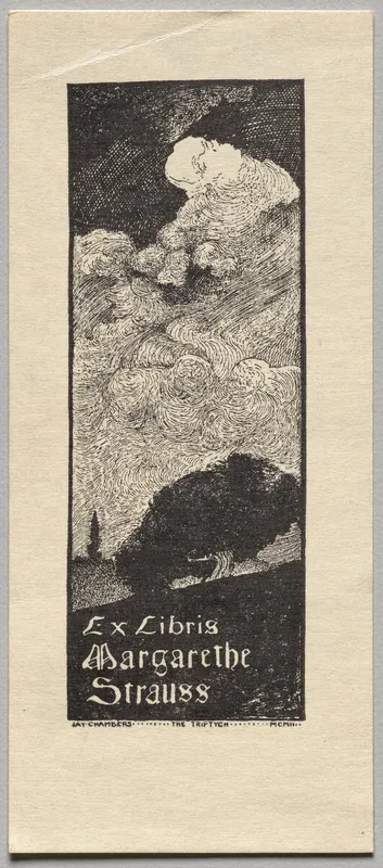 Bookplate: Margarethe Strauss