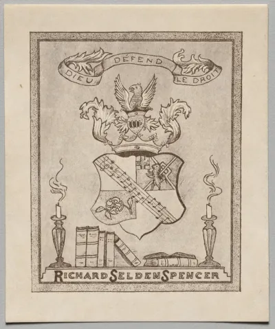Bookplate: Richard Selden Spencer
