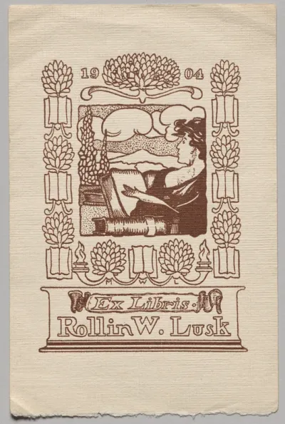 Bookplate: Rollin W. Lusk