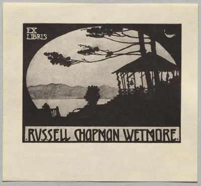 Bookplate: Russell Chapman Wetmore