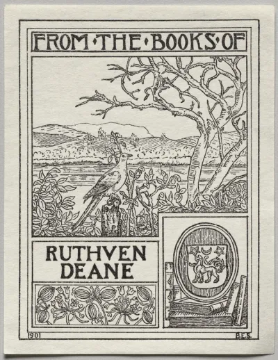 Bookplate: Ruthven Deane