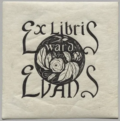Bookplate: Ward Evans
