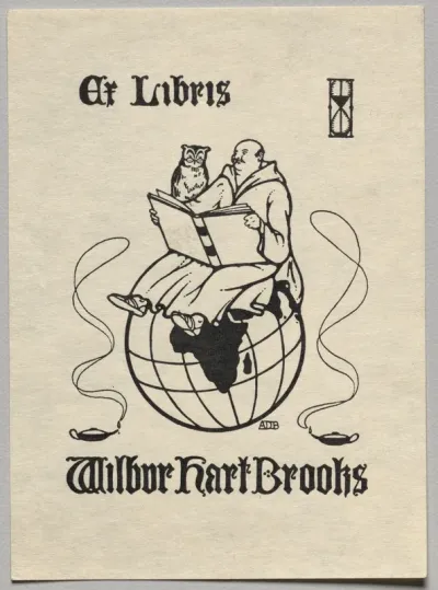 Bookplate: Wilbur Hart Brooks