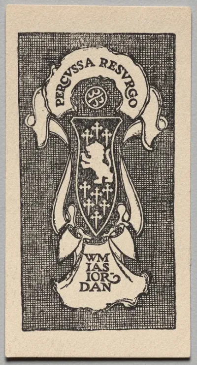 Bookplate: William James Jordan