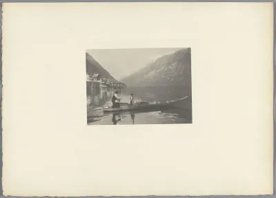 Boot op de Hallstätter See