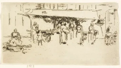 Booth, Market Place, Loches