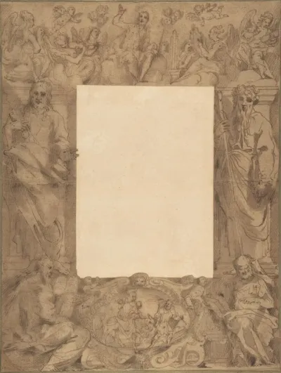 Border Design with Saints