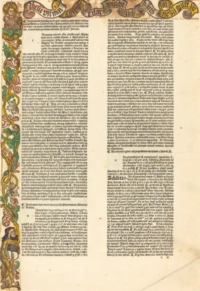 Border from an Almanac