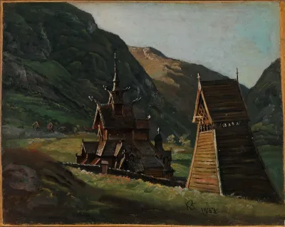 Borgund Stave Church in Lærdal