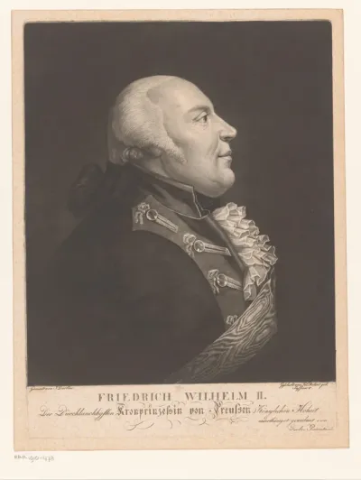 Borstbeeld van Frederik Willem II van Pruisen