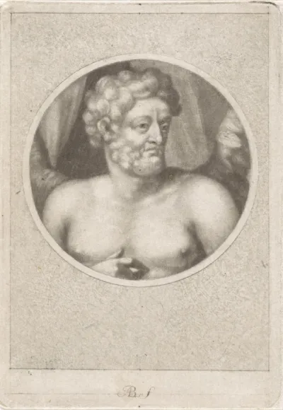 Borstbeeld van Saturnus