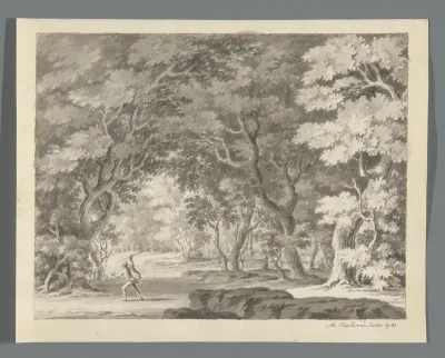 Bos met Cephalus en Procris