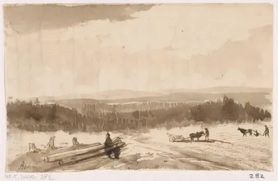 Boslandschap in Bohemen