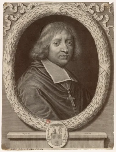 [Bossuet] P. Mignard Pinx. F. Poilly Sculp.