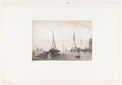 Boten aan het strand en in de haven