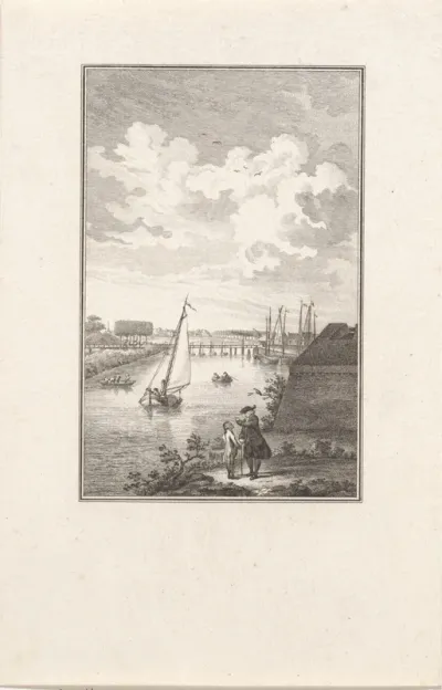 Boten op de IJssel bij Zutphen