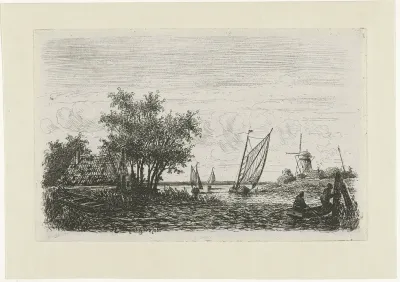 Boten op een meer