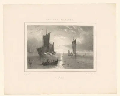 Boten op zee