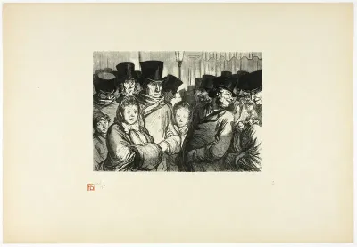 Boulevard du Temple à minuit, from Tirage Unique de Trente-Six Bois