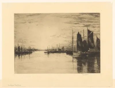 Boulogne Harbour, 1916