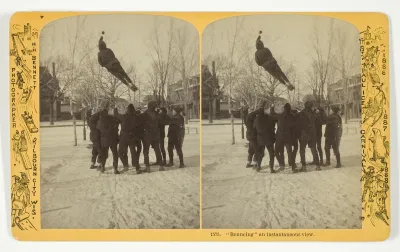"Bouncing" an instantaneous view, No. 1575 from the series "St. Paul Ice Carnival"