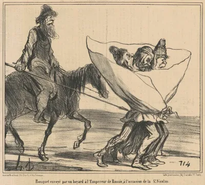Bouquet envoyé ... A l'empereur de Russie ...