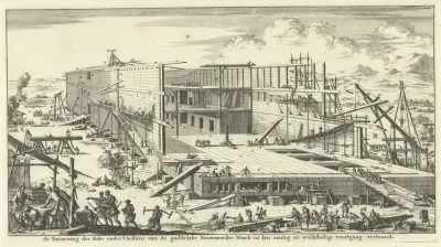 Bouw van de ark van Noach
